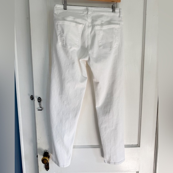 DL1961 Riley Straight Boyfriend White Jeans Women's 29 - Picture 2 of 5